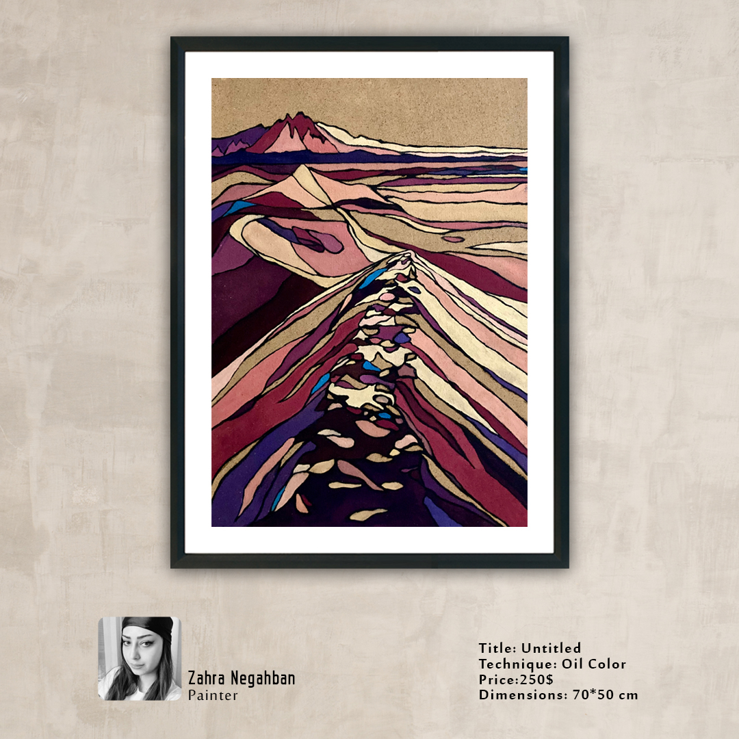 Zahra negahban Oil painting Untitled
